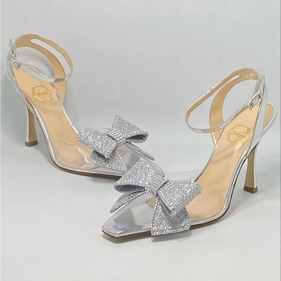 Nalebe Stories Through Seasons Diamante Bow Pumps size 38.5 - Picture 1 of 13
